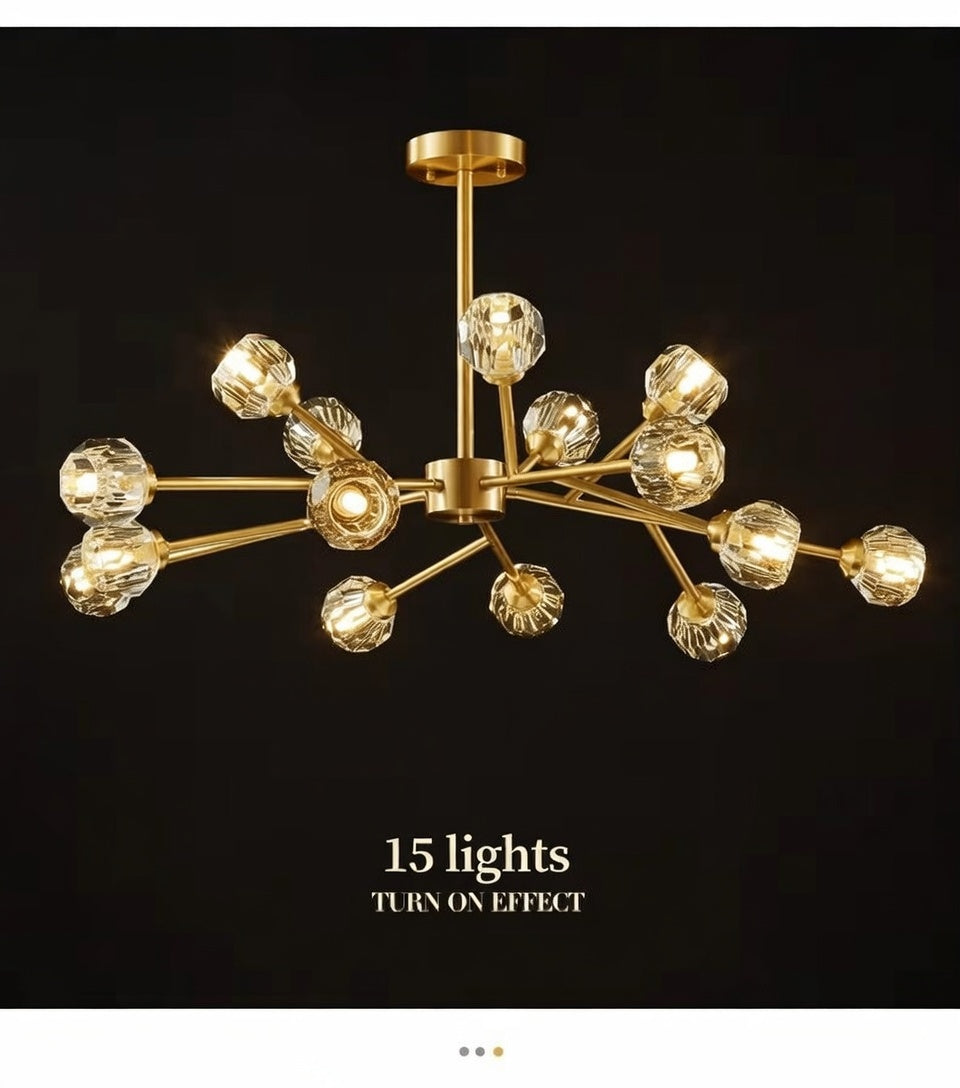 Chandelier Gold