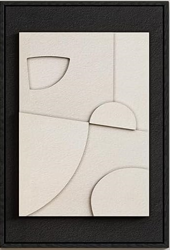 Large 3D Textured Framed - Abstract Wall Art