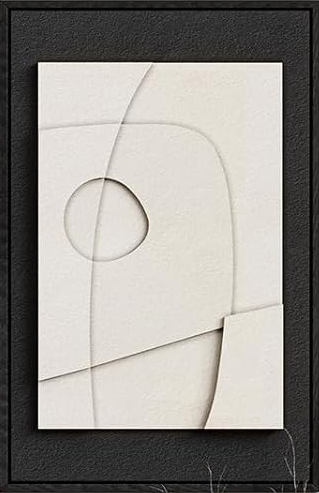 Large 3D Textured Framed - Abstract Wall Art