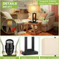 Set of 2 Touch Control Table Lamp with 2 USB Ports