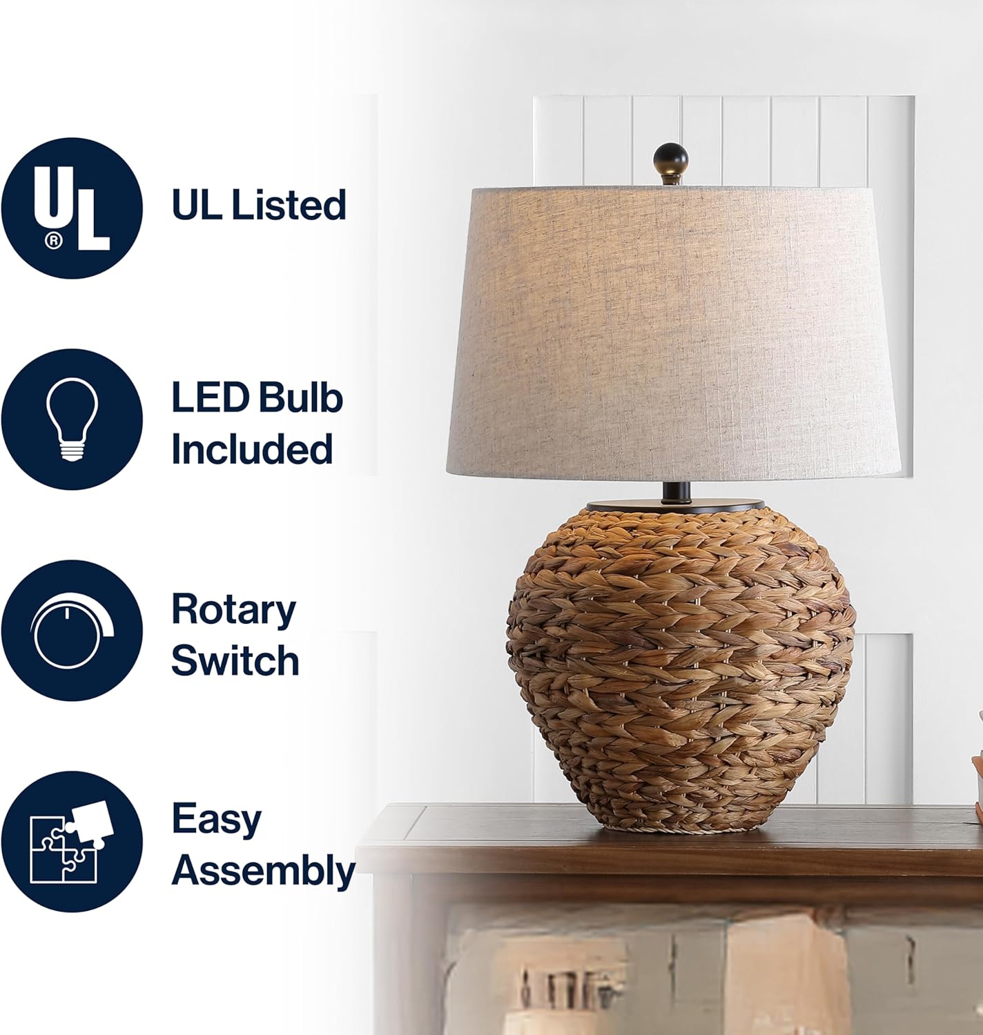 Woven Table Lamp