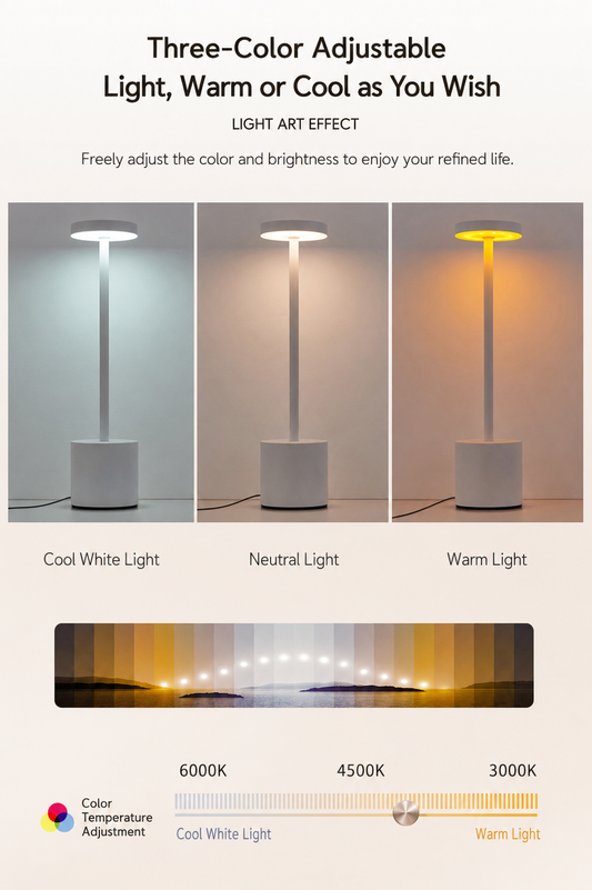 I-Shaped Table Lamp - USB Charging