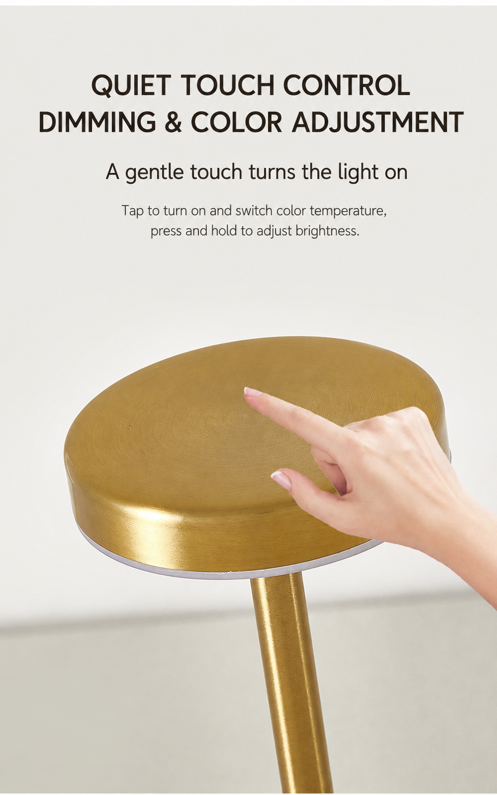 I-Shaped Table Lamp - USB Charging