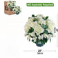 Artificial hydrangea plant