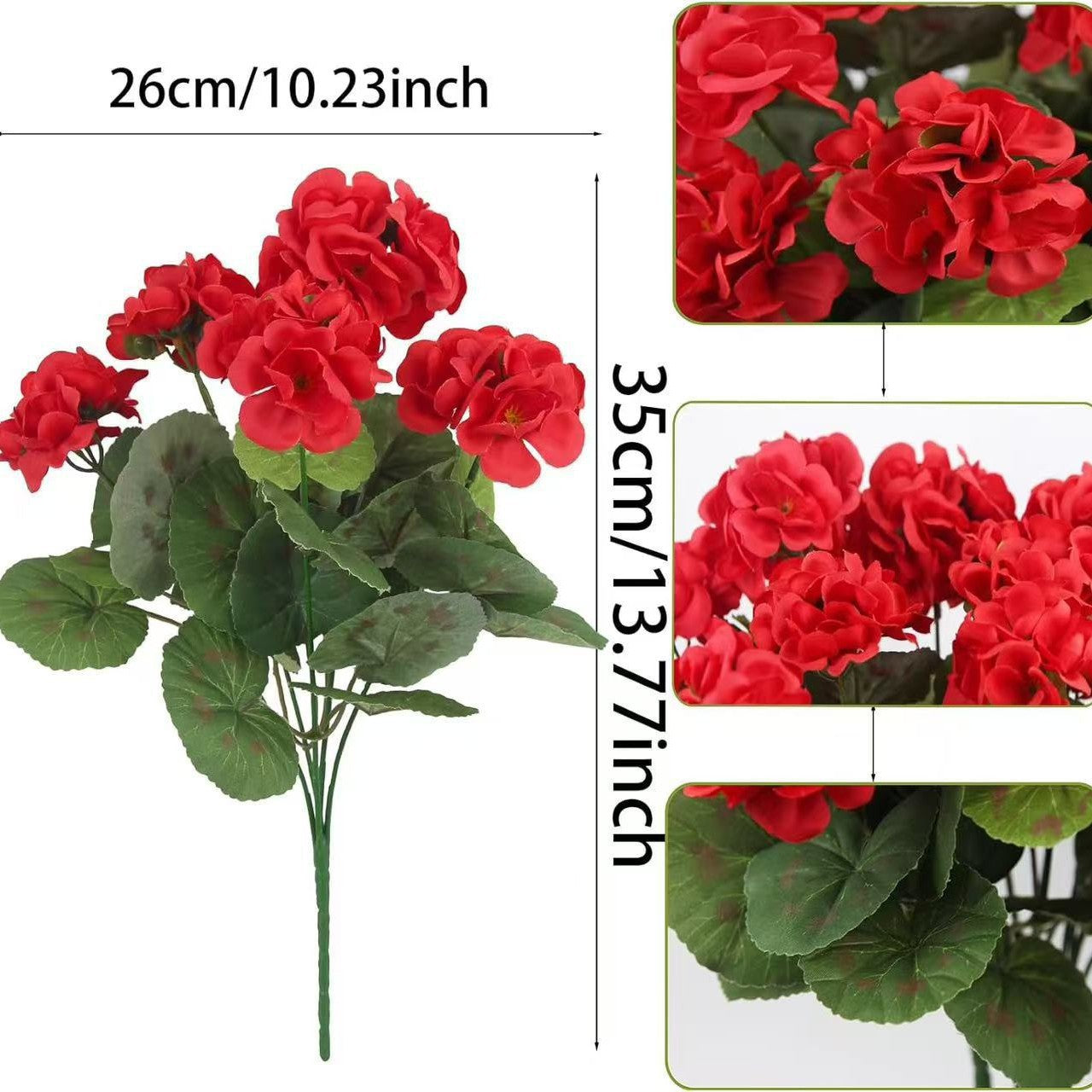 Artificial Begonia flowers