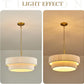20” Hand Woven Rattan Chandelier Boho Pendant Light Adjustable Coastal Pendant Light for Kitchen Island Dining Living Room, White