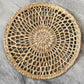 Natural jute cotton thread placemat handmade woven