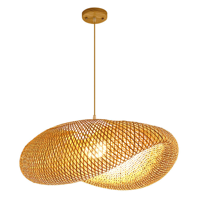 Bamboo Art Chandelier Zen, Creative Japanese Lampshade