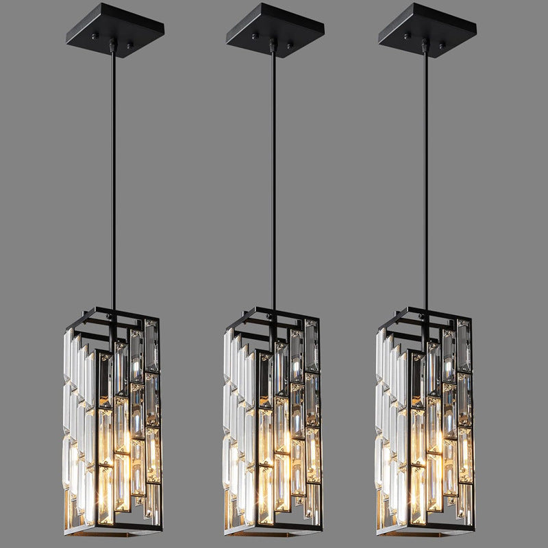 Modern black pendant light