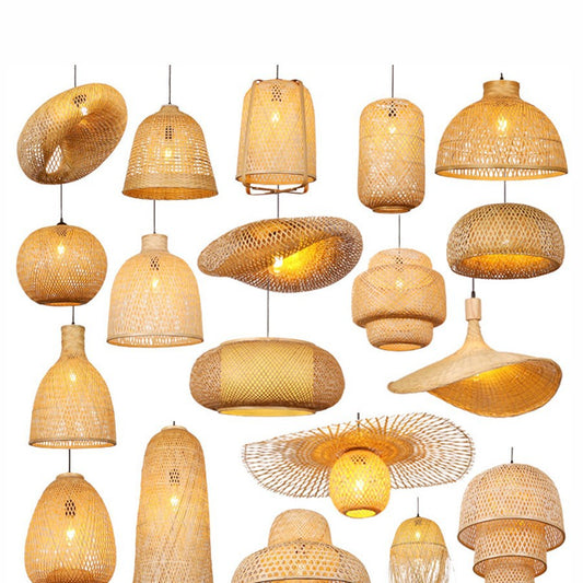 Bamboo Art Chandelier Zen, Creative Japanese Lampshade