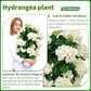 Faux Hydrangea Tree – 30 Inch Hydrangea Tree Artificial with White Flowers, UV Resistant