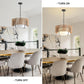 Rattan Double Layer chandelier - American Farmhouse