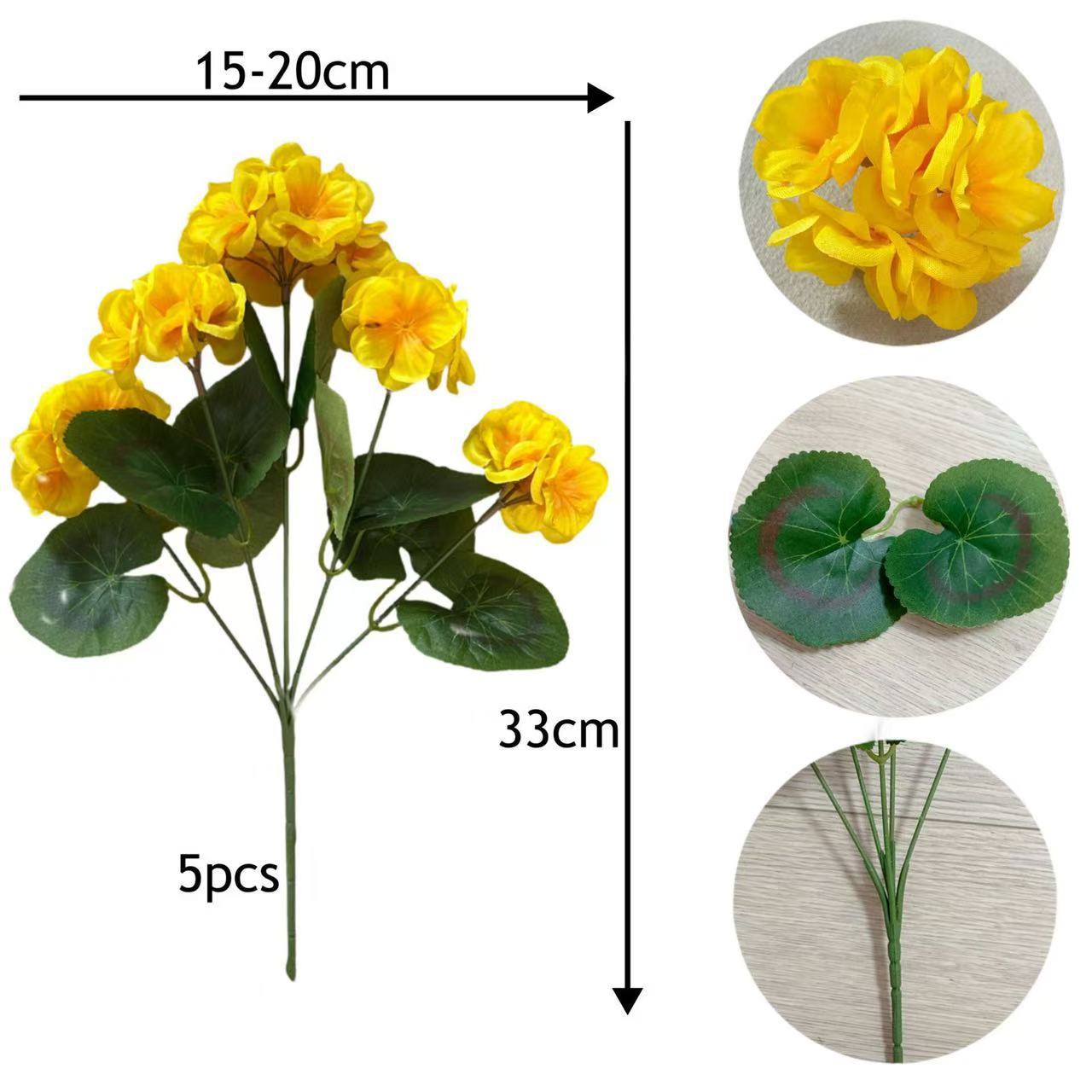 Artificial Begonia flowers