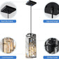 Modern black pendant light