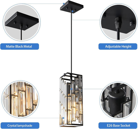 Modern black pendant light