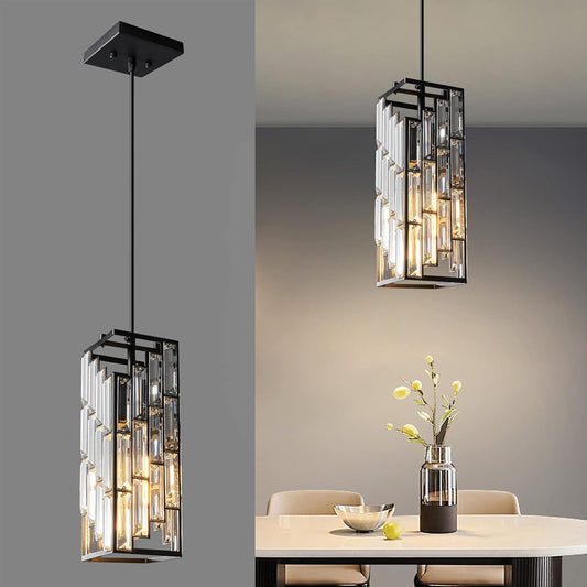 Modern black pendant light