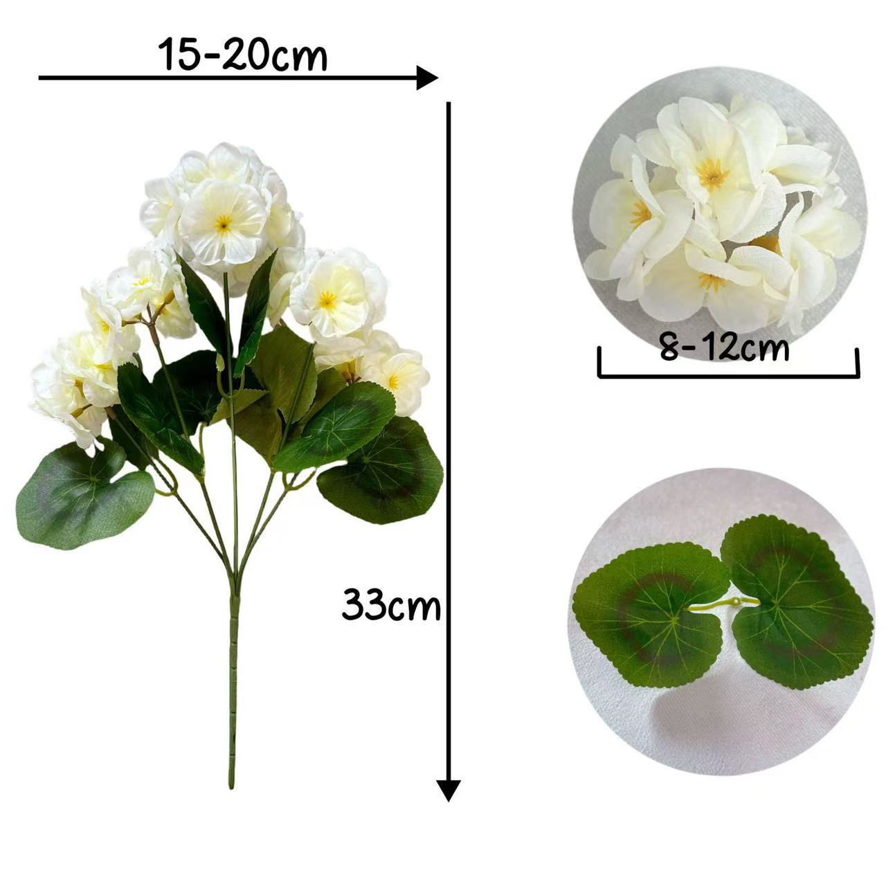 Artificial Begonia flowers
