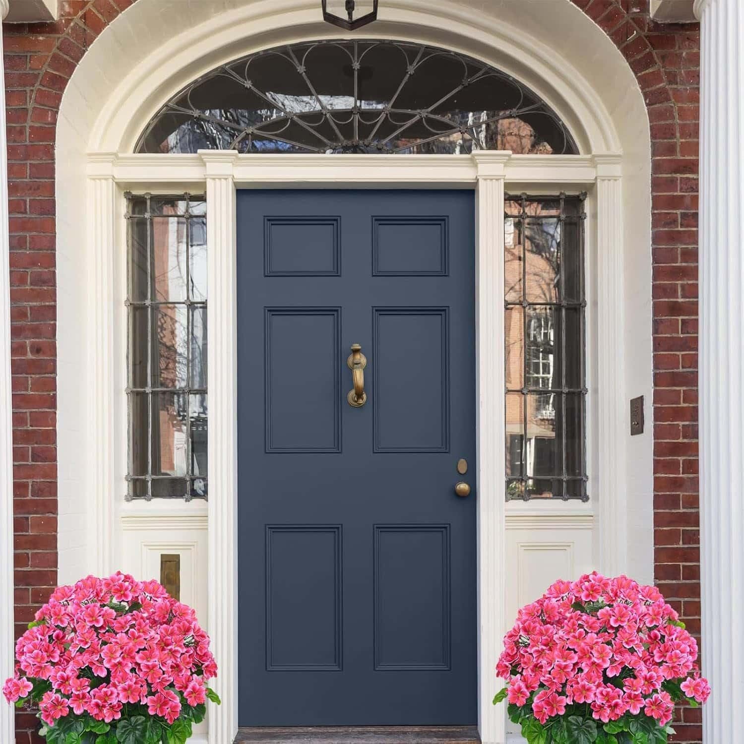 Artificial Geranium Bush