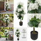 Artificial Hydrangea Trees potted - 2 pieces