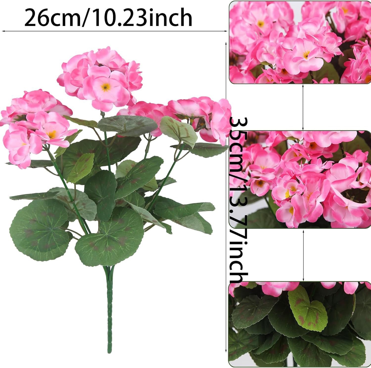 Artificial Begonia flowers