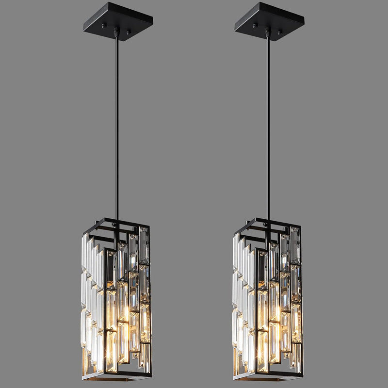 Modern black pendant light