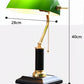 Old-Fashioned green Bank Table Lamp - American Retro