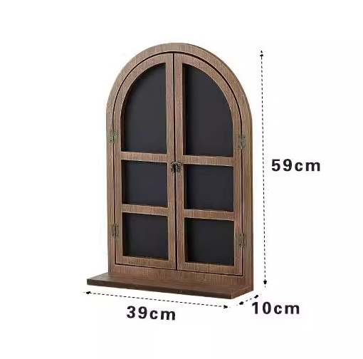 American Country Retro Old Fake Window Blackboard