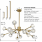 Chandelier Gold