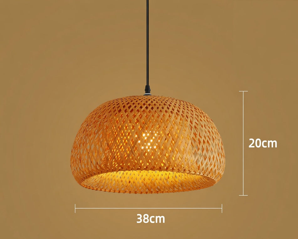 Bamboo Art Chandelier Zen, Creative Japanese Lampshade