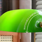 Old-Fashioned green Bank Table Lamp - American Retro