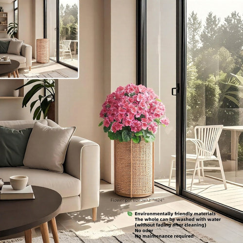 Artificial Geranium Bush