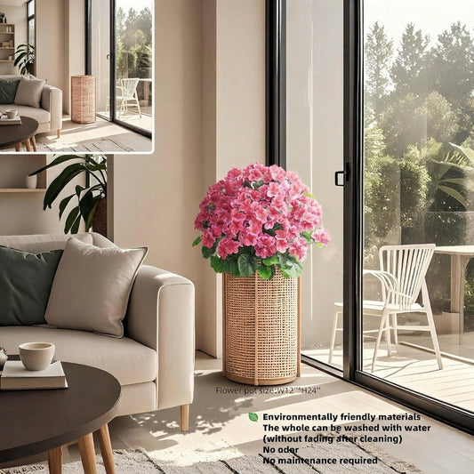 Artificial Geranium Bush